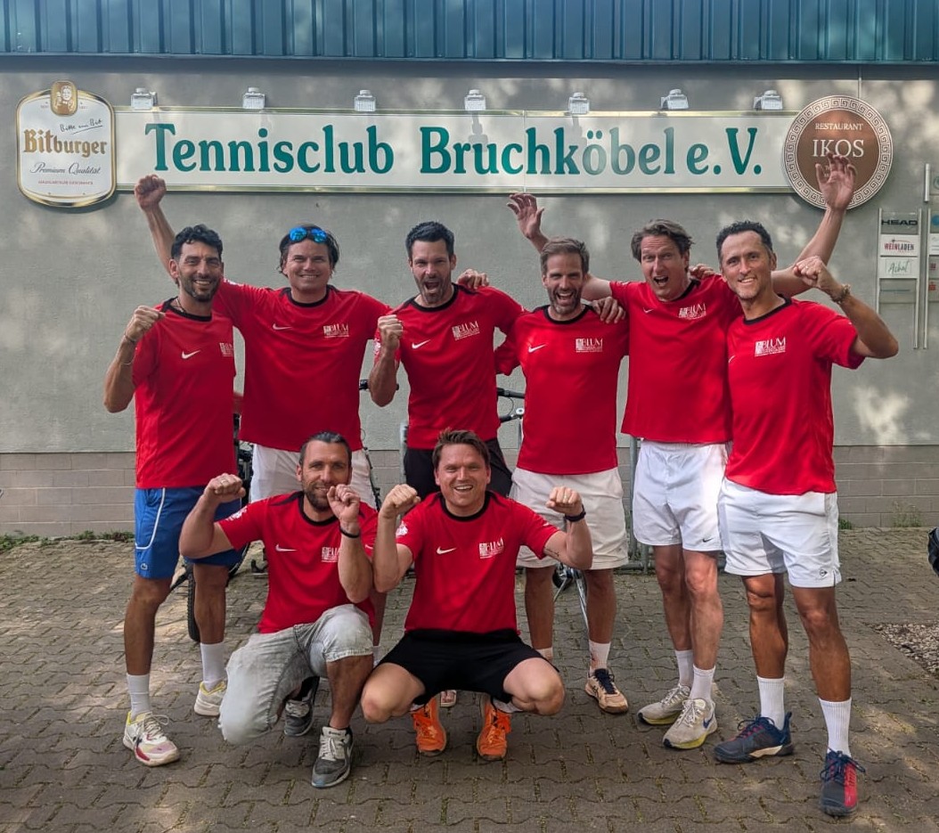 Quo vadis Klassenerhalt? Herren 40 stürmen mit 7:2-Sieg in Darmstadt Richtung Tabellenspitze
